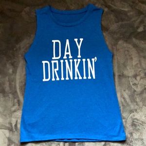 Day Drinkin’ Blue Shirt Size M